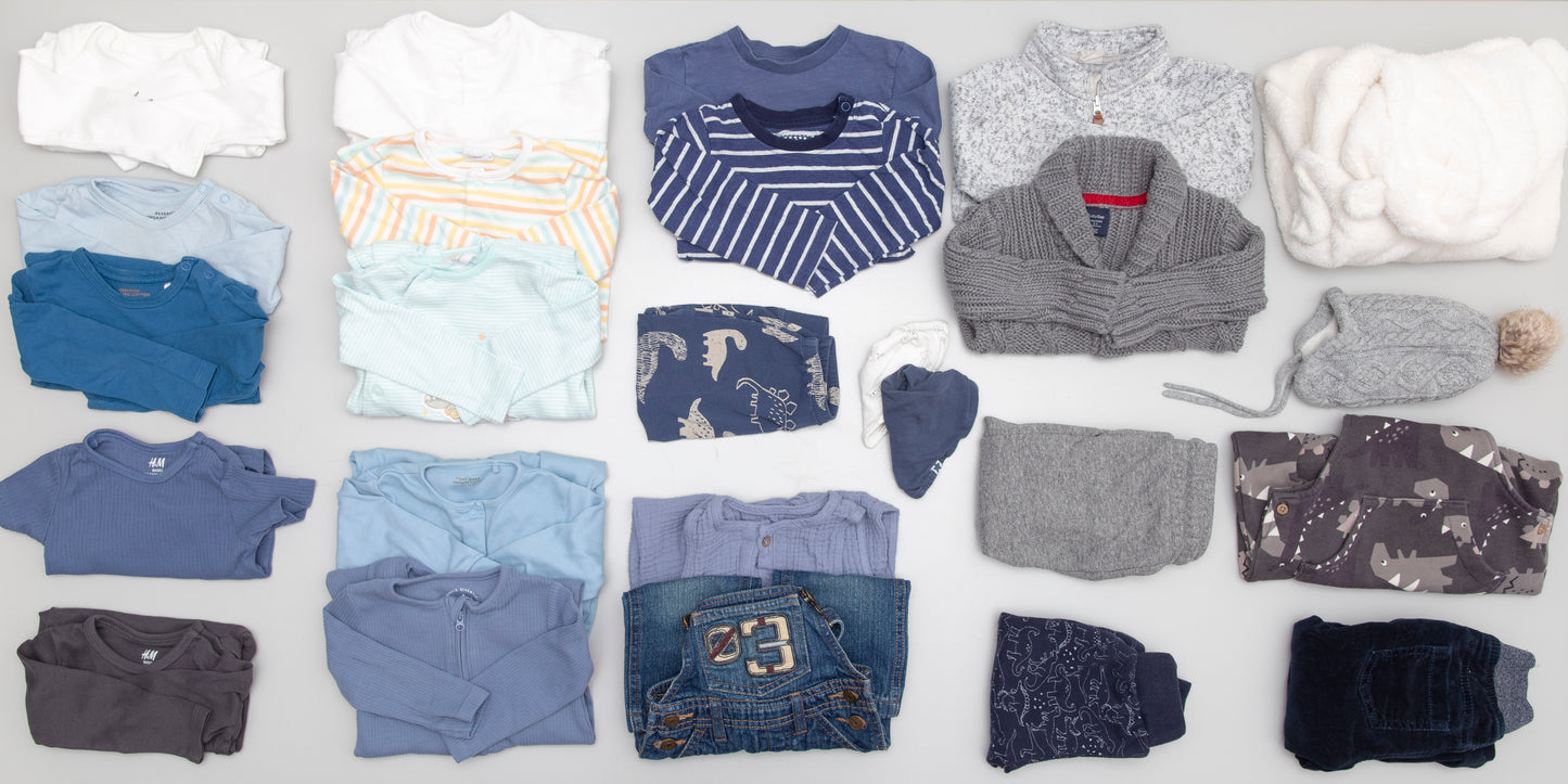 Komplett KlugemuttiBox – 25-teilige Baby-Kapselgarderobe - KlugeMutti