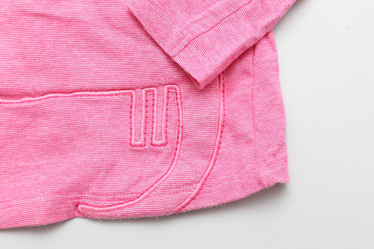 Rosa Langarmshirt mit Dinosauriermotiv (68) - KlugeMutti