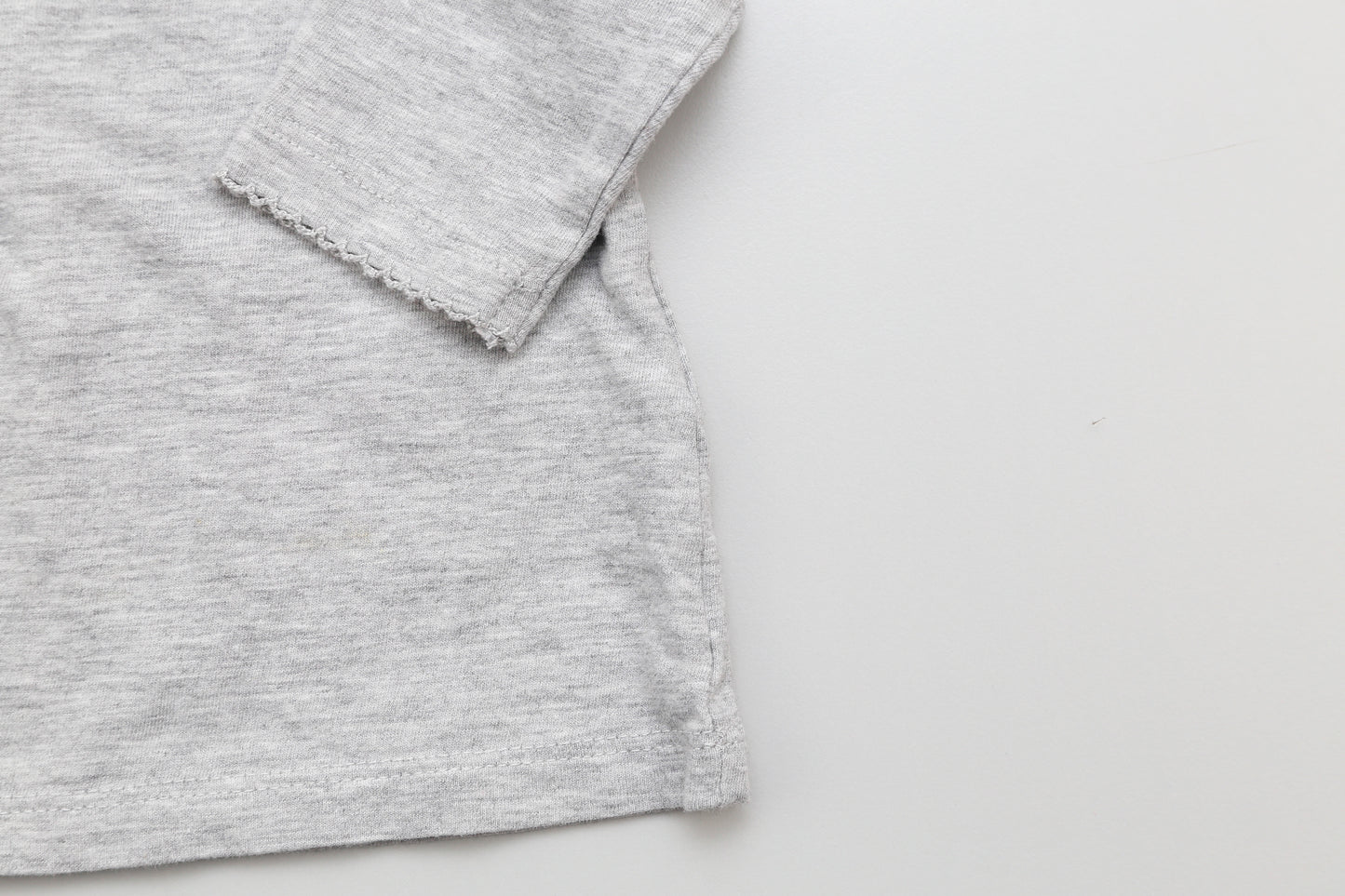 Mädchen Langarmshirt in Grau aus Bio-Baumwolle (62) - KlugeMutti