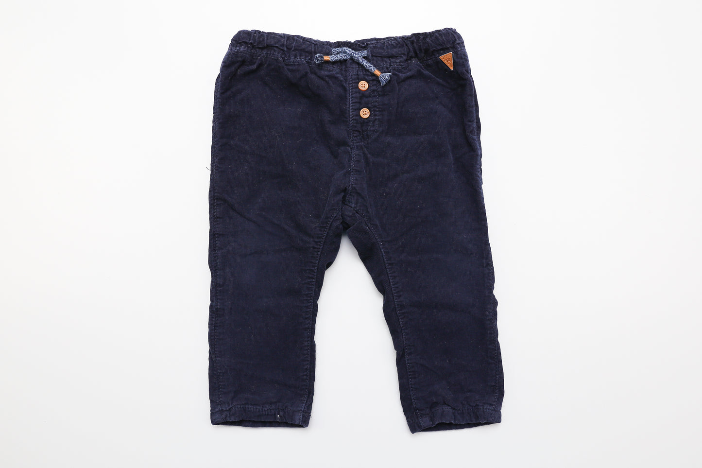 Gefütterte Cordhose in dunkelblau (80)