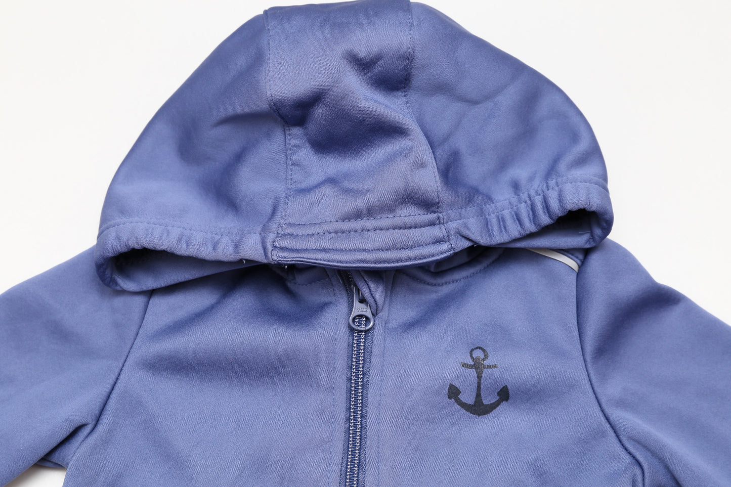 Blauer Softshell-Overall (74-80) - KlugeMutti