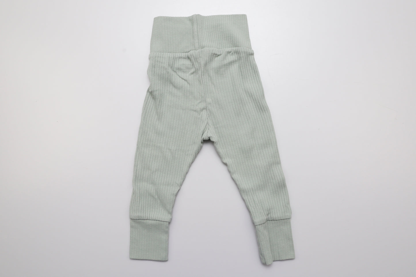 Helles grünes Bauchleggings aus Bio-Baumwolle (74) - KlugeMutti