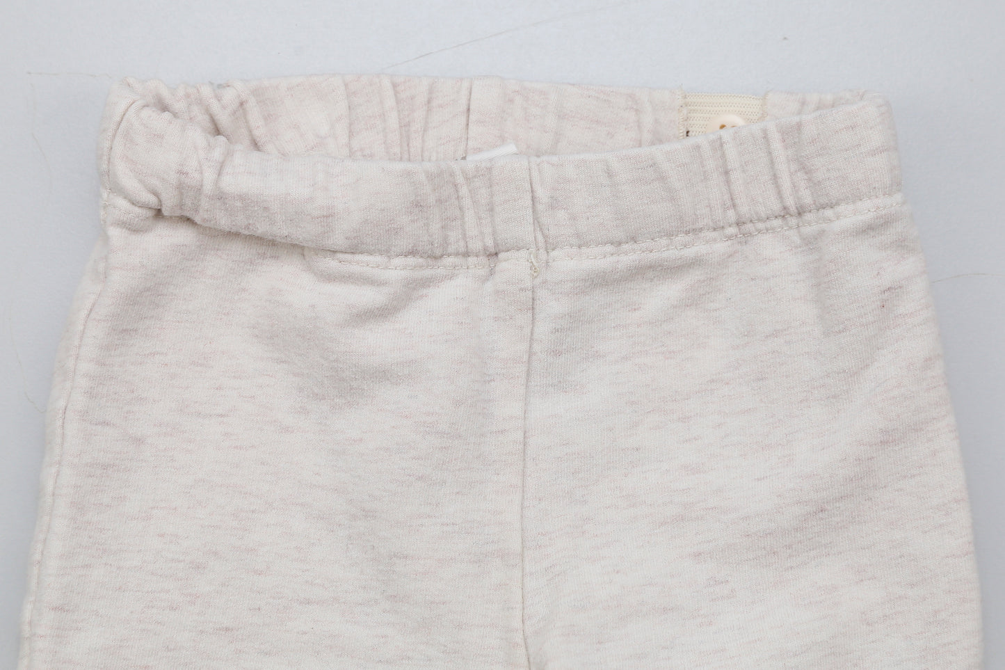 Beige Mädchenhose mit Hasenmotiv (74) - KlugeMutti