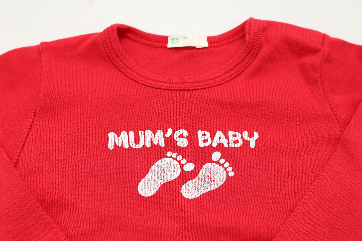 Rotes Langarmshirt (68) - KlugeMutti