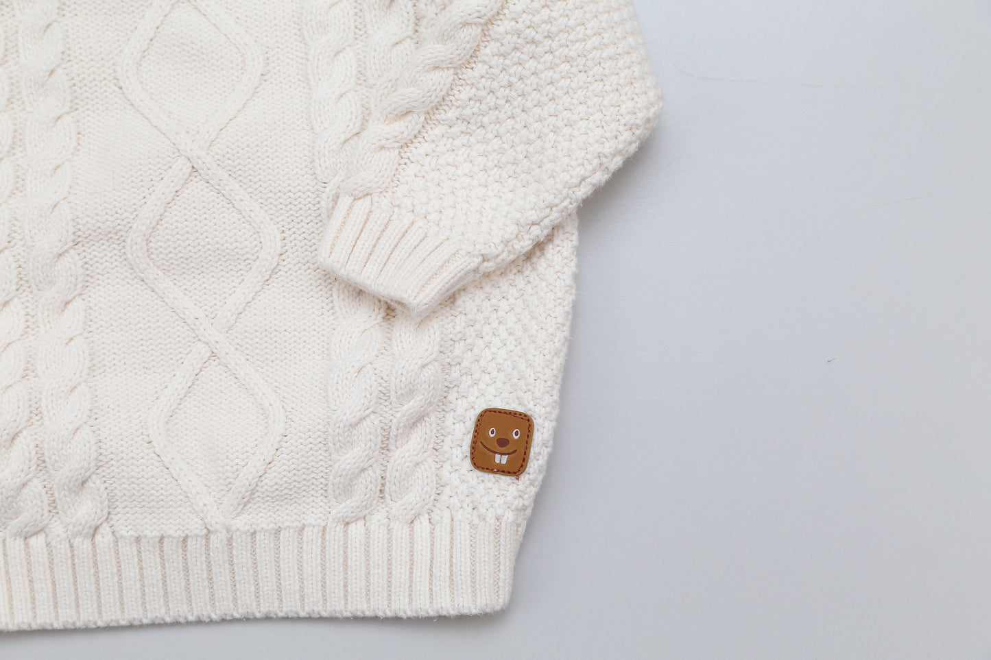 Strickpullover aus Baumwolle (68) - KlugeMutti