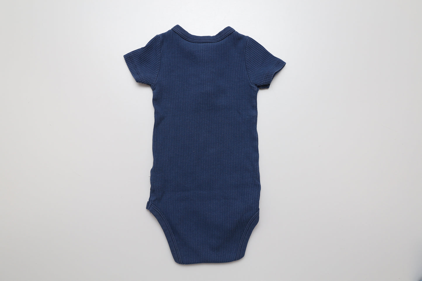 Blaues Kurzarm-Body-Set aus Bio-Baumwolle (74-80) - KlugeMutti