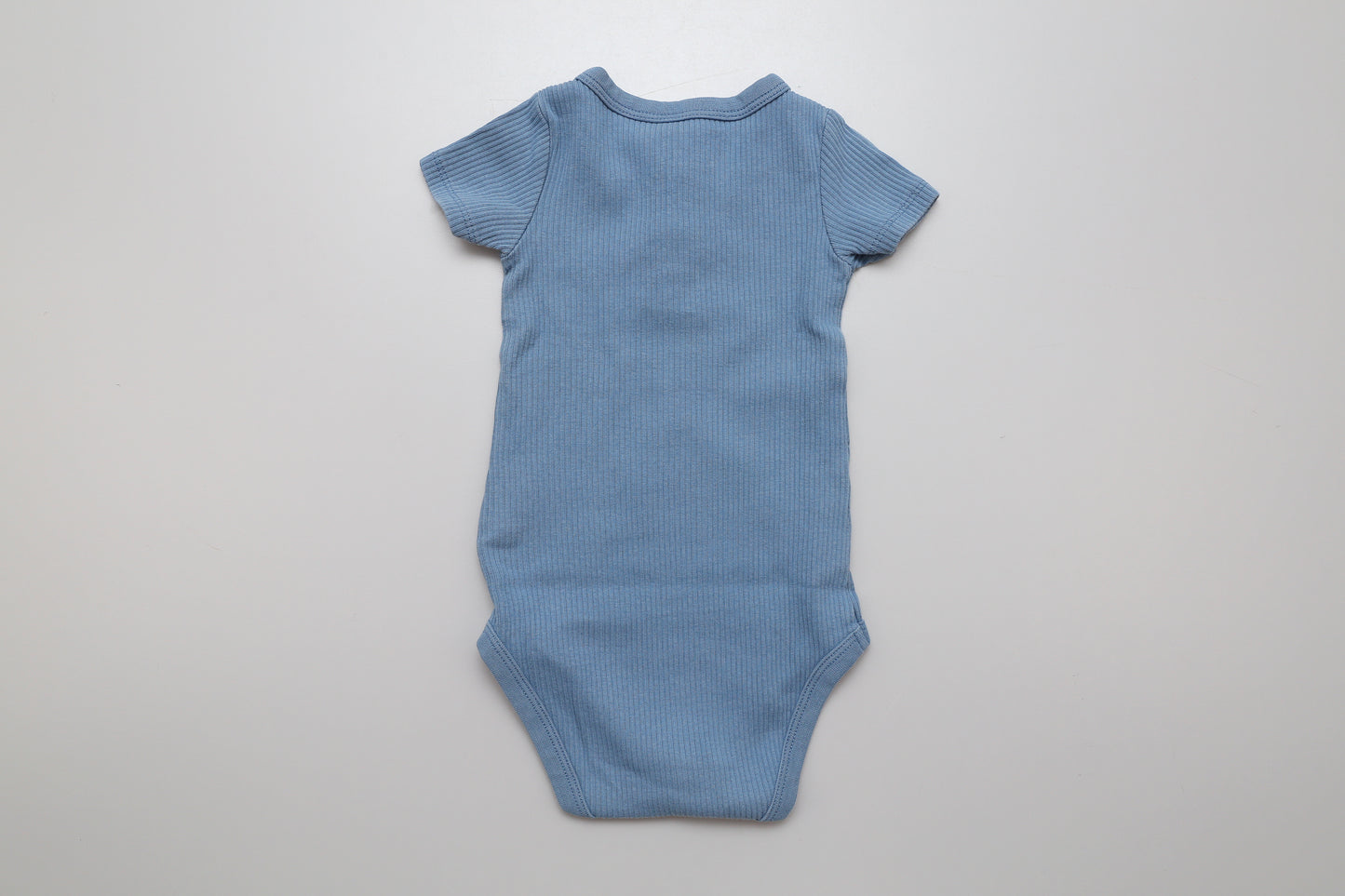 Blaues Kurzarm-Body-Set aus Bio-Baumwolle (74-80) - KlugeMutti