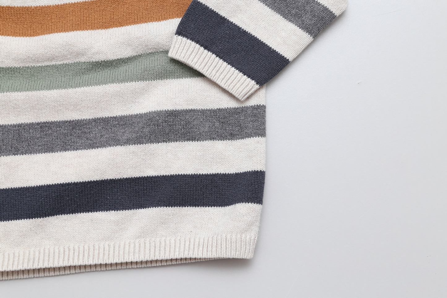Gestreifter Strickpullover (80) - KlugeMutti