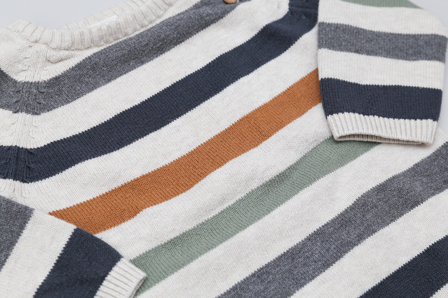 Gestreifter Strickpullover (80) - KlugeMutti