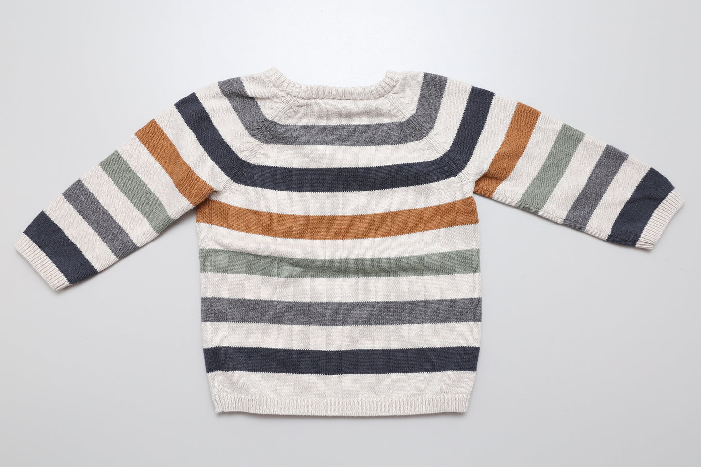 Gestreifter Strickpullover (80) - KlugeMutti