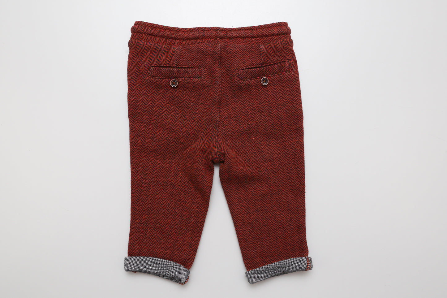 Gefütterte braune Hose (80) - KlugeMutti