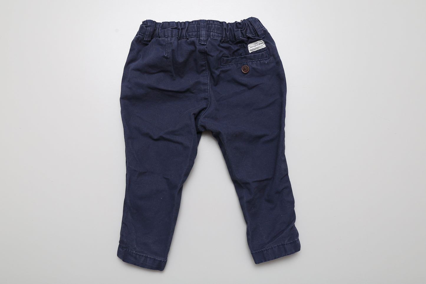 Dunkelblaue Hose mit verstellbarem Bund (80) - KlugeMutti