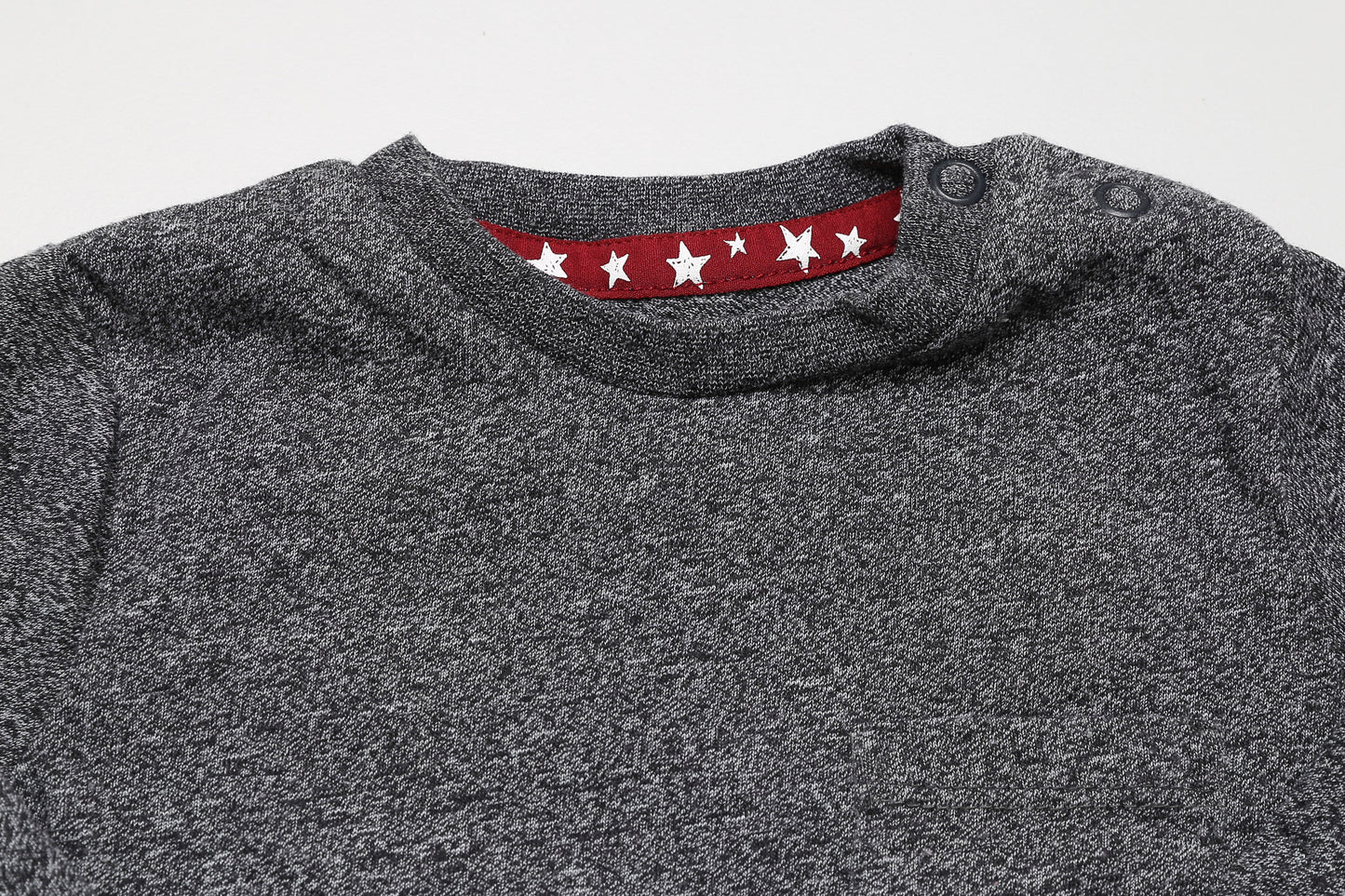 Dunkelgraues Langarmshirt (80) - KlugeMutti