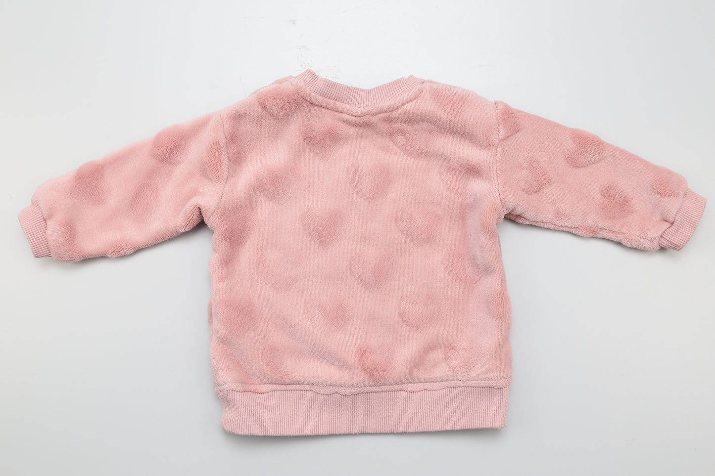 Kuscheliger, rosafarbener Pullover (68) - KlugeMutti