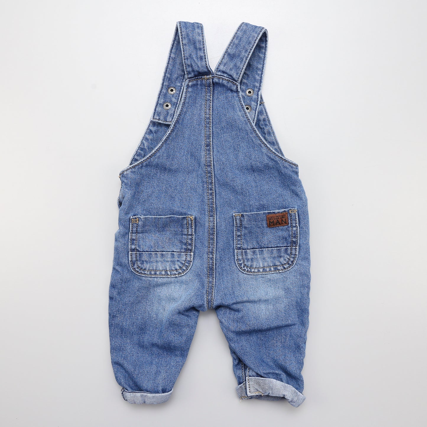 Latzhose aus Jeansstoff (68) - KlugeMutti