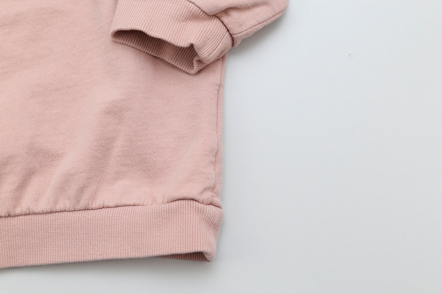 Helllachsfarbener Sweatshirt (74) - KlugeMutti
