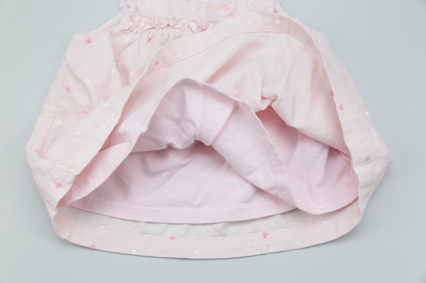Ärmelloses rosa Cordkleid (56) - KlugeMutti