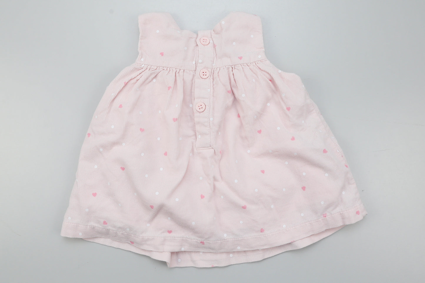 Ärmelloses rosa Cordkleid (56) - KlugeMutti