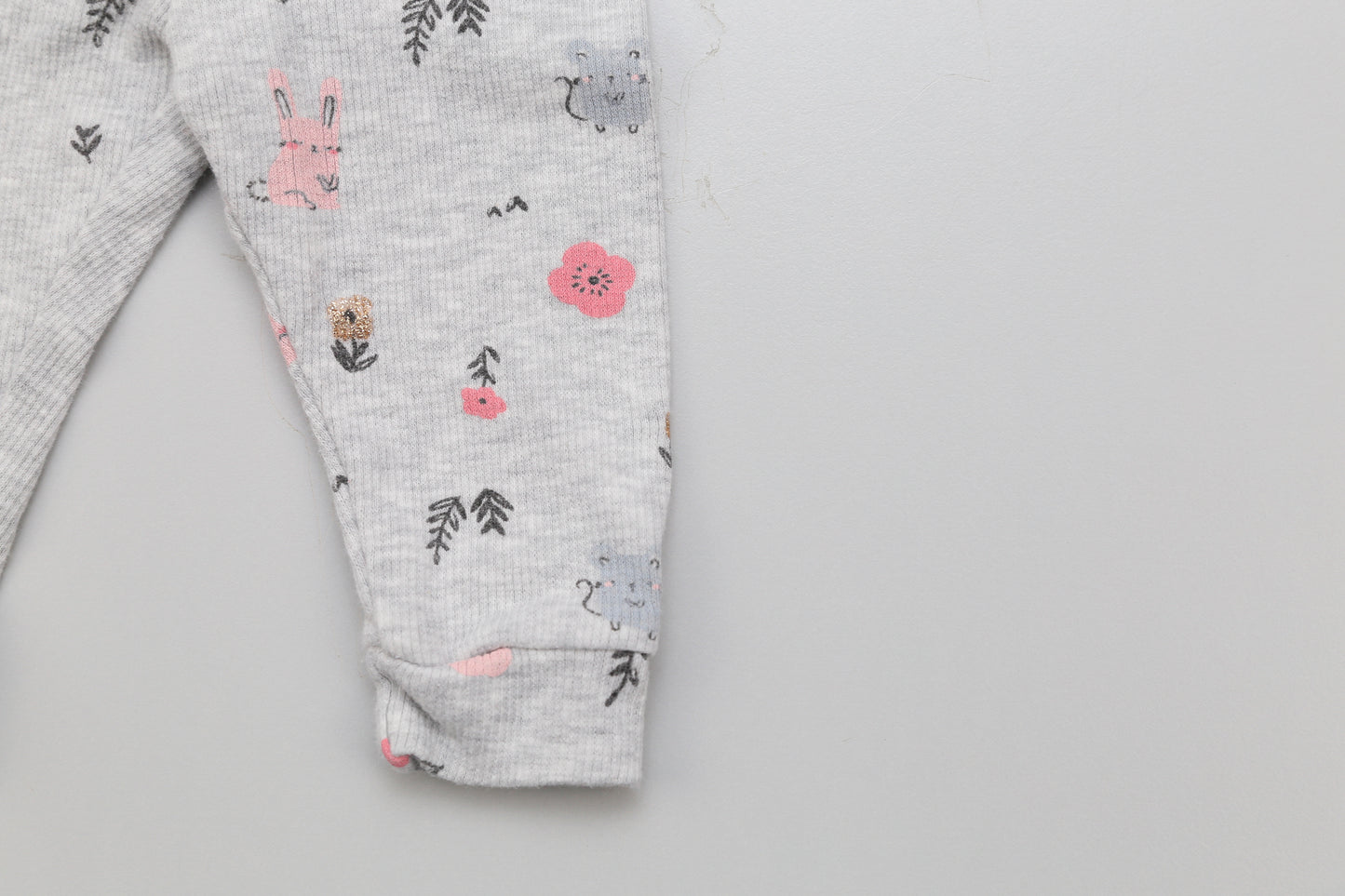 Graue Leggings mit Muster (56) - KlugeMutti