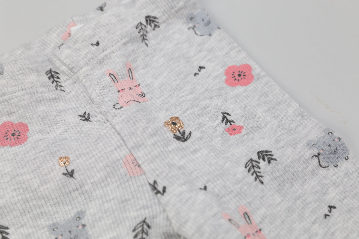 Graue Leggings mit Muster (56) - KlugeMutti