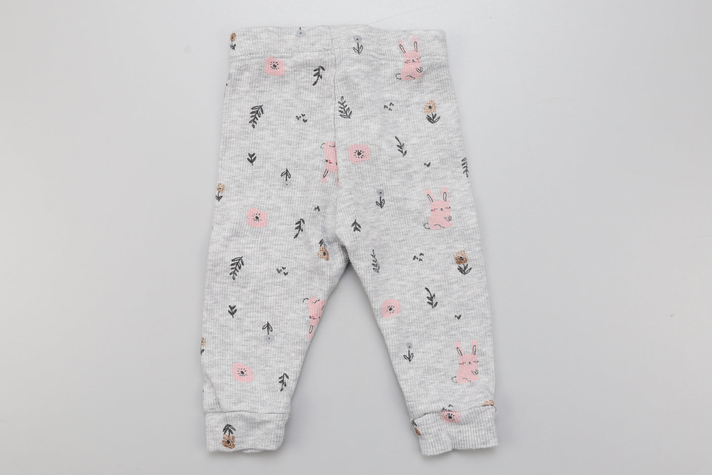 Graue Leggings mit Muster (56) - KlugeMutti
