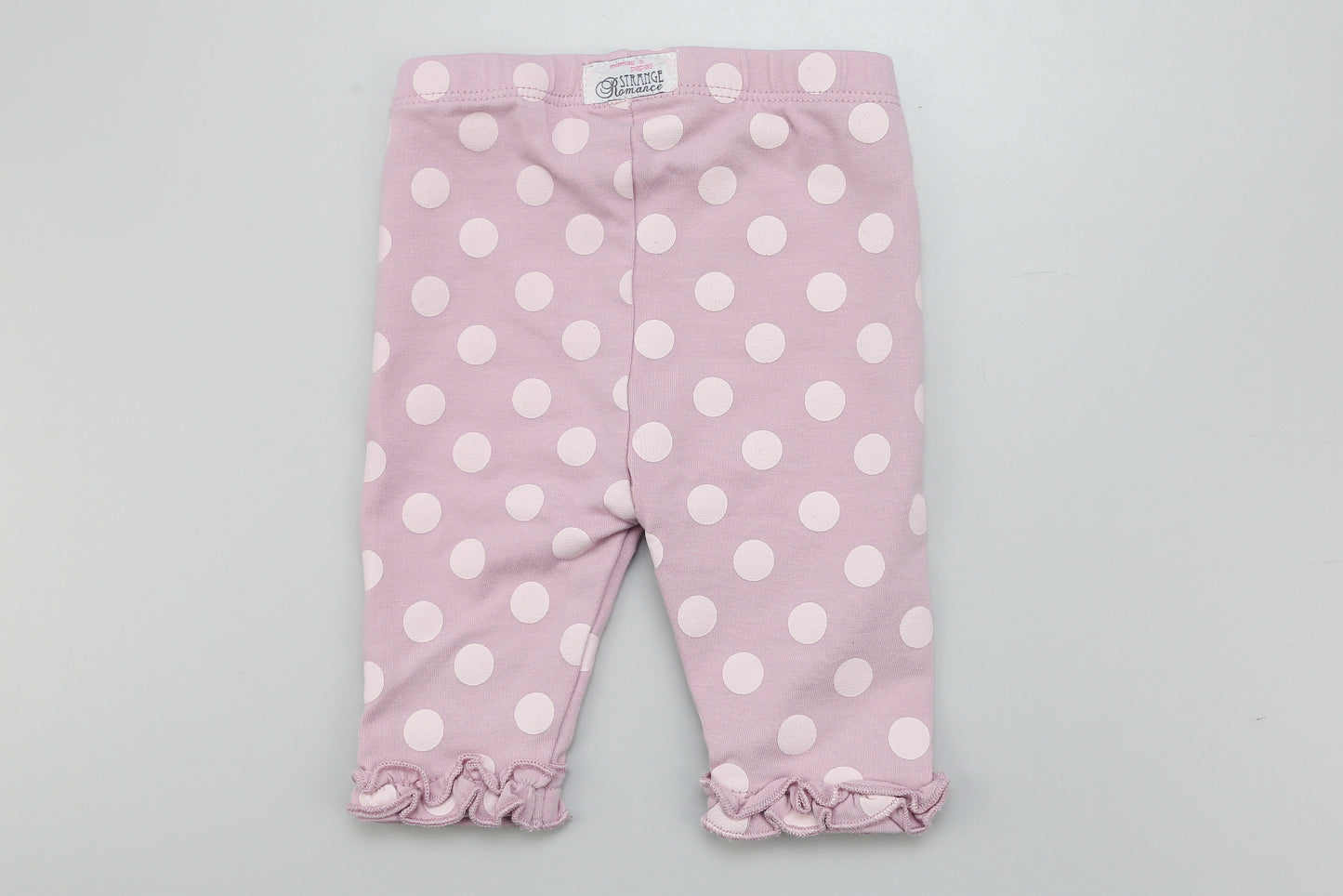 Lila Leggings mit Punkten (56) - KlugeMutti