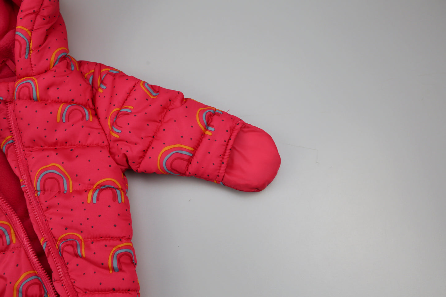 Dunkelrosa Winter-Overall für Neugeborene (56) - KlugeMutti