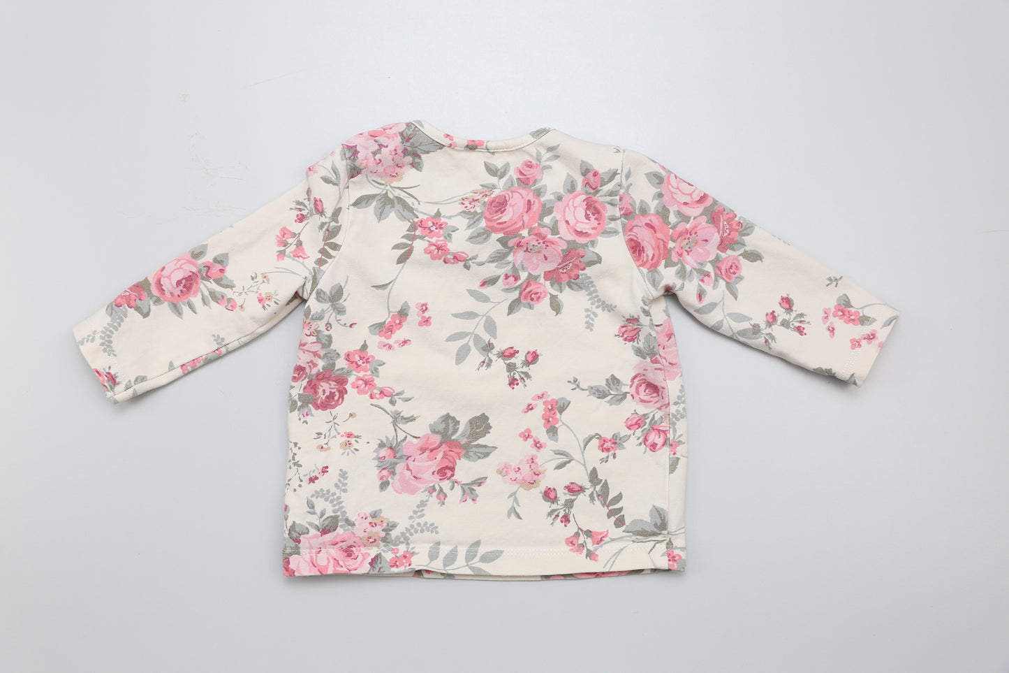 Geblümtes Langarmshirt (62) - KlugeMutti