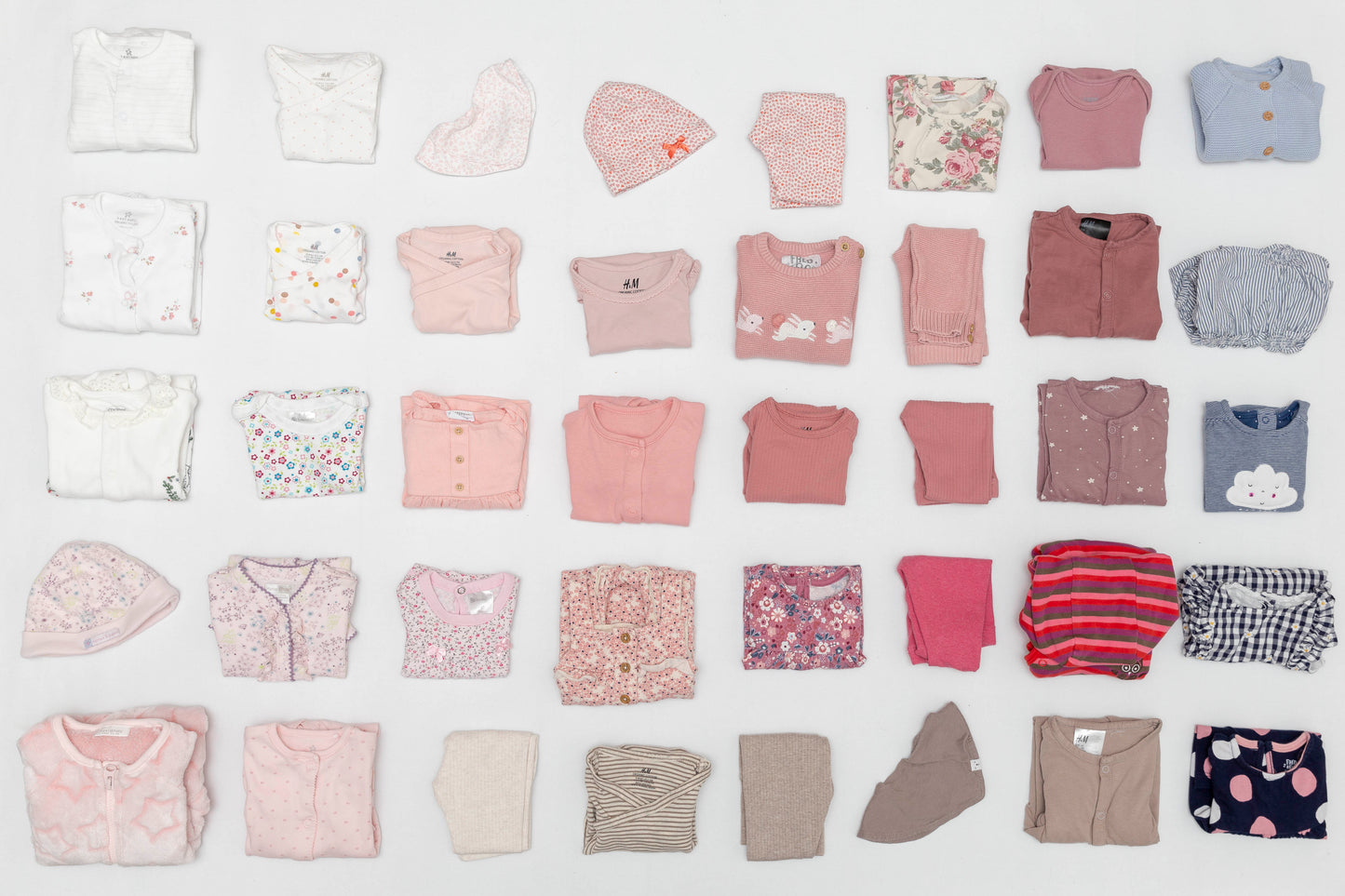 Deluxe KlugemuttiBox – 40-teilige Baby-Kapselgarderobe
