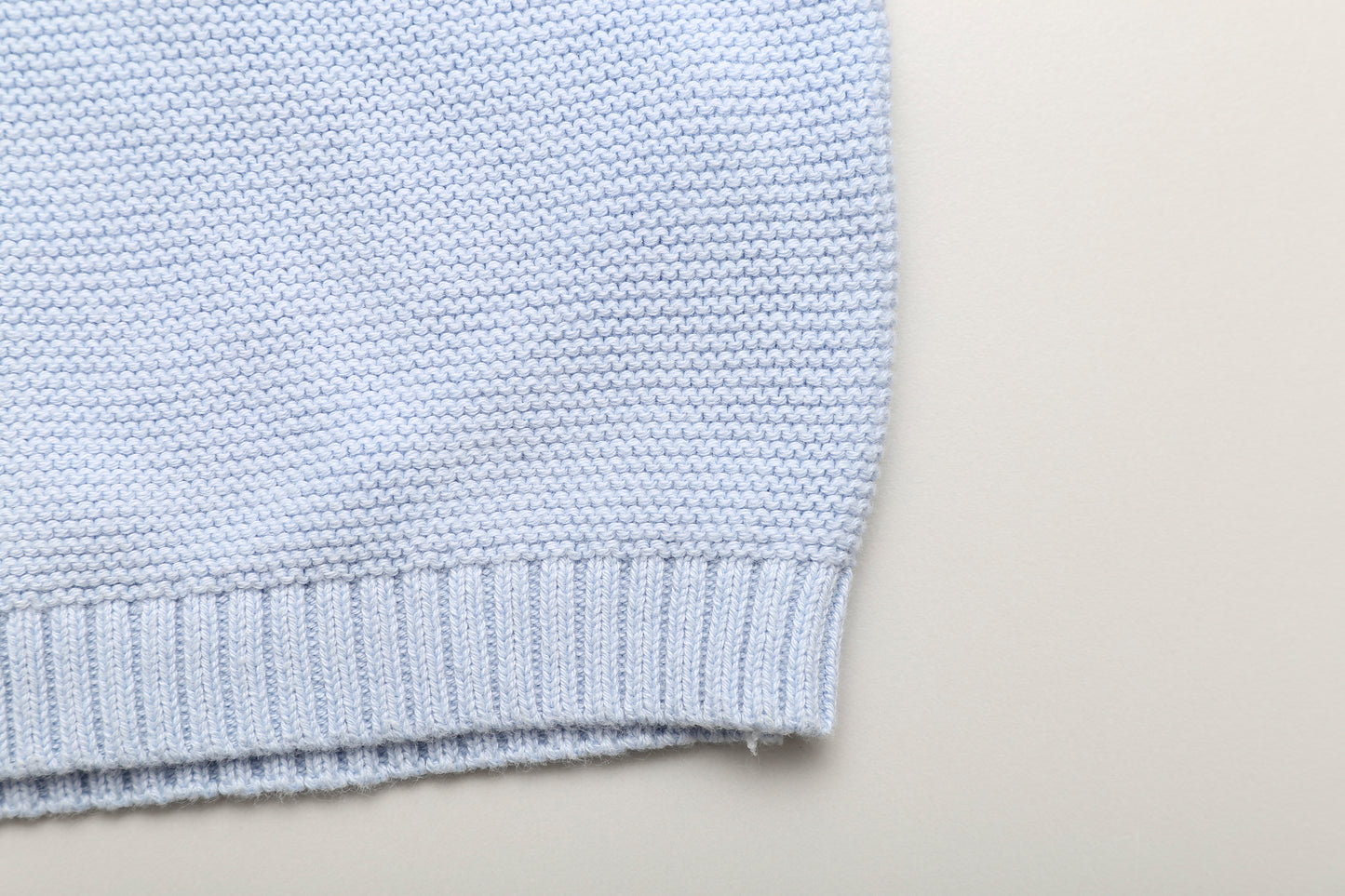 Hellblaues Strickset (62) - KlugeMutti