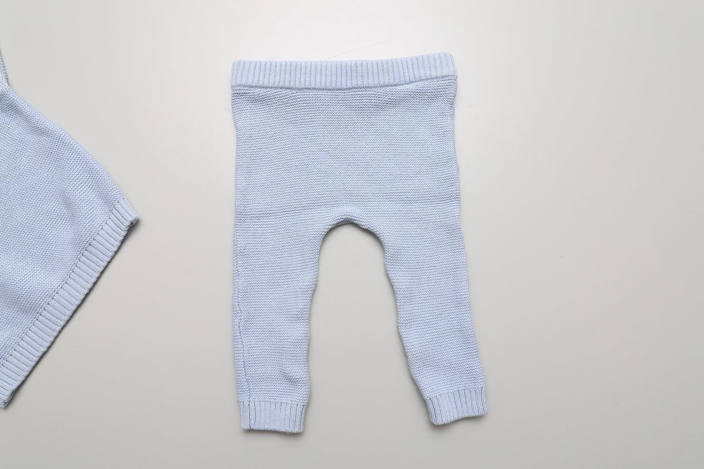 Hellblaues Strickset (62) - KlugeMutti