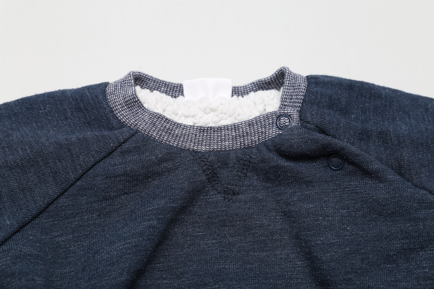 Dunkelblaues, warm gefüttertes Sweatset (86) - KlugeMutti