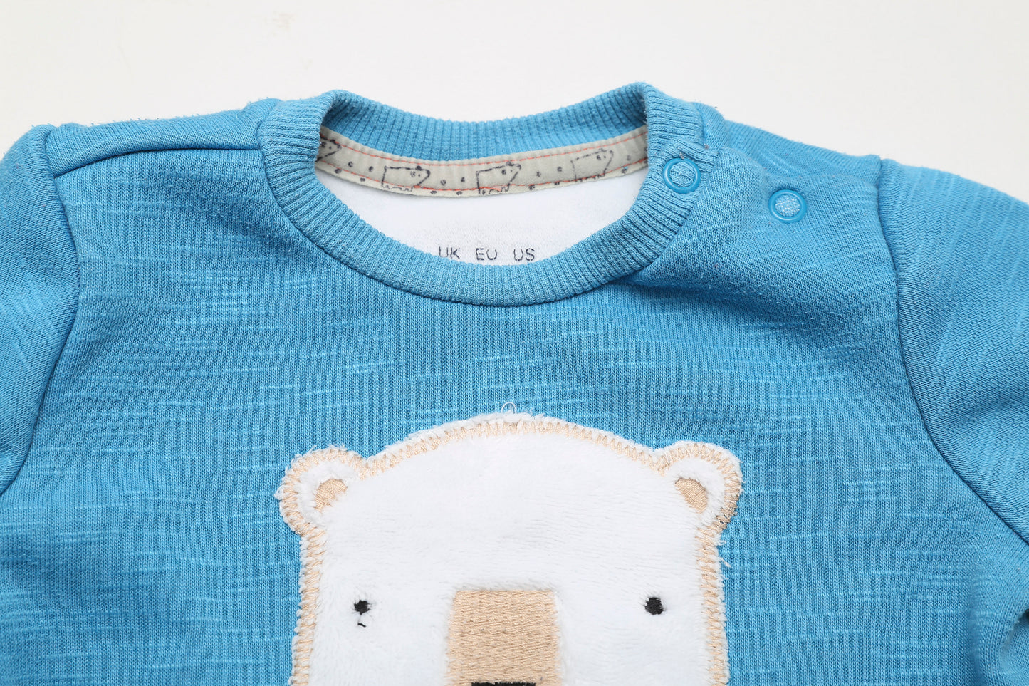 Blaue Sweatshirt mit Eisbärenmotiv (86) - KlugeMutti