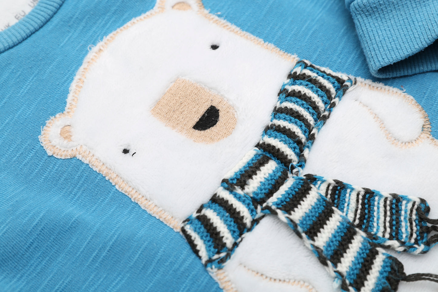 Blaue Sweatshirt mit Eisbärenmotiv (86) - KlugeMutti