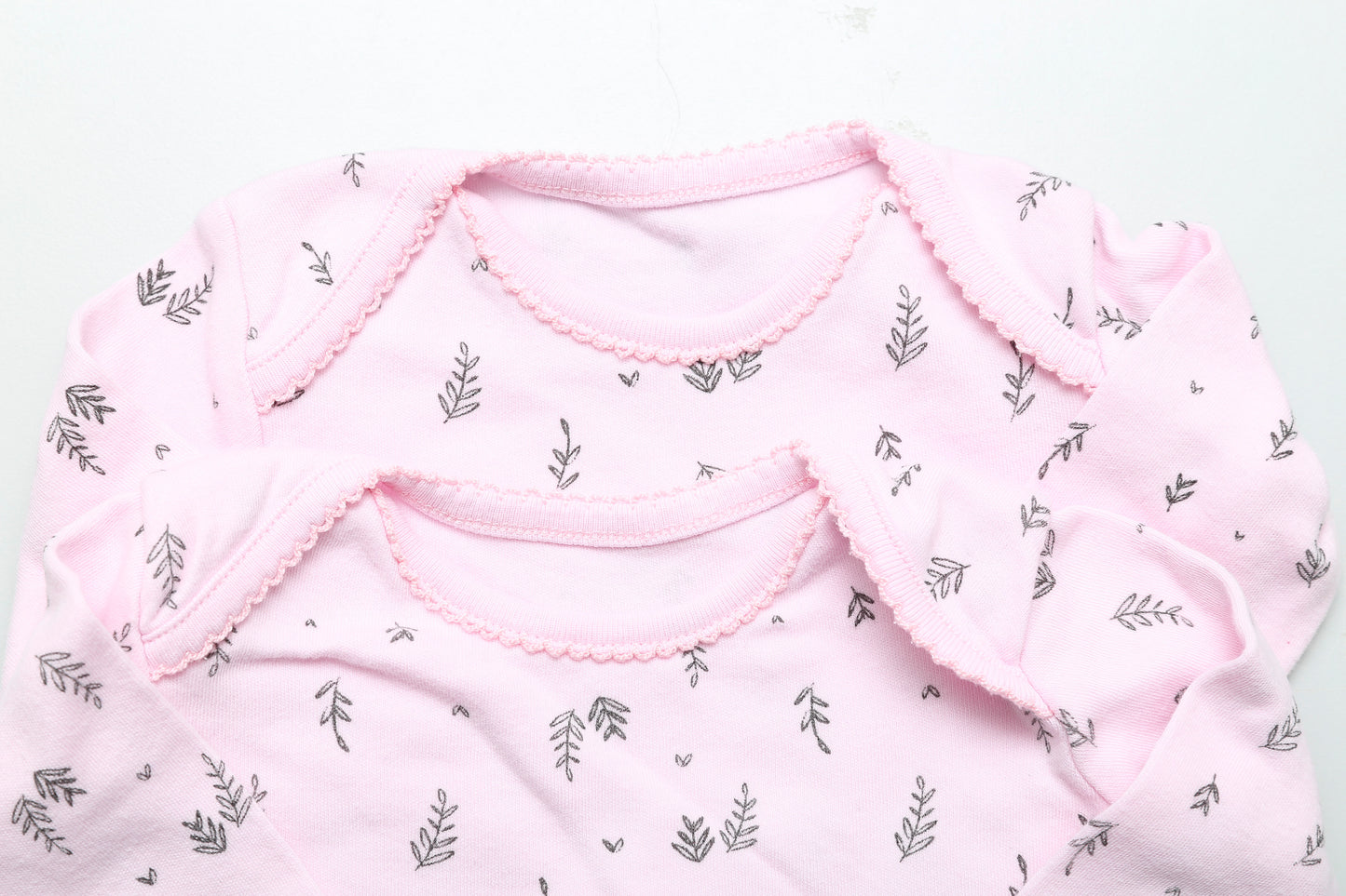 Rosa langärmliges Bodysset - KlugeMutti