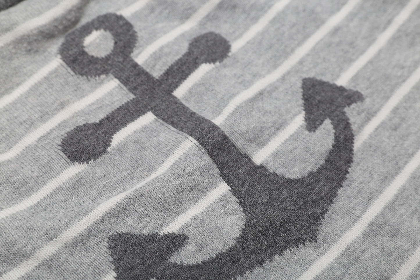 Grauer Strickpullover für Jungen (86) - KlugeMutti