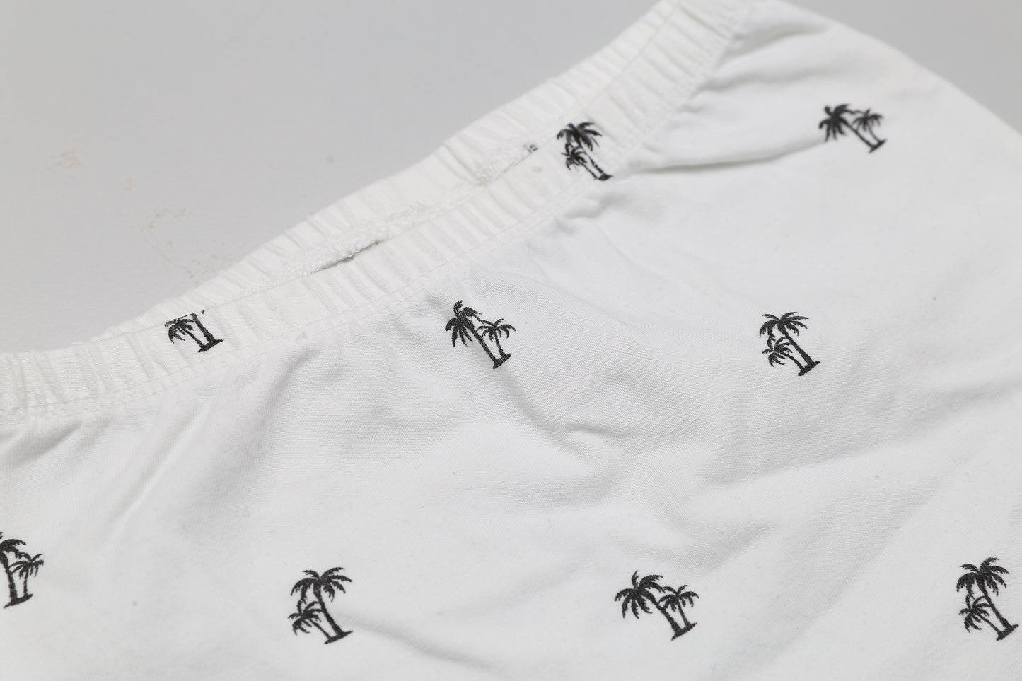 Dünne weiße Leggings mit Palmenmuster (74) - KlugeMutti
