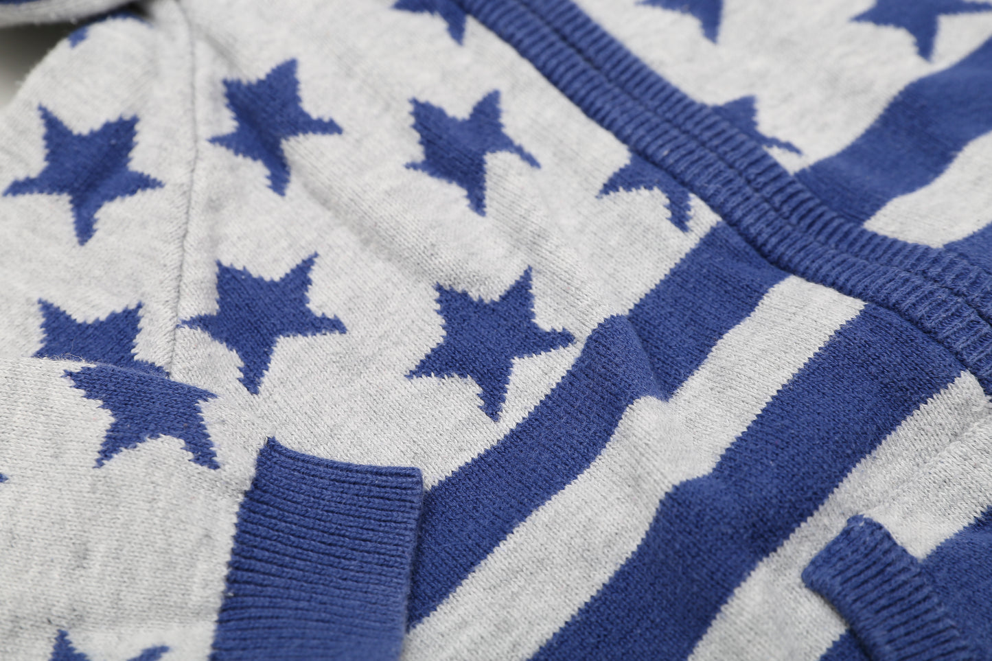 Strick-Hoodie mit Reißverschluss (68-74)
