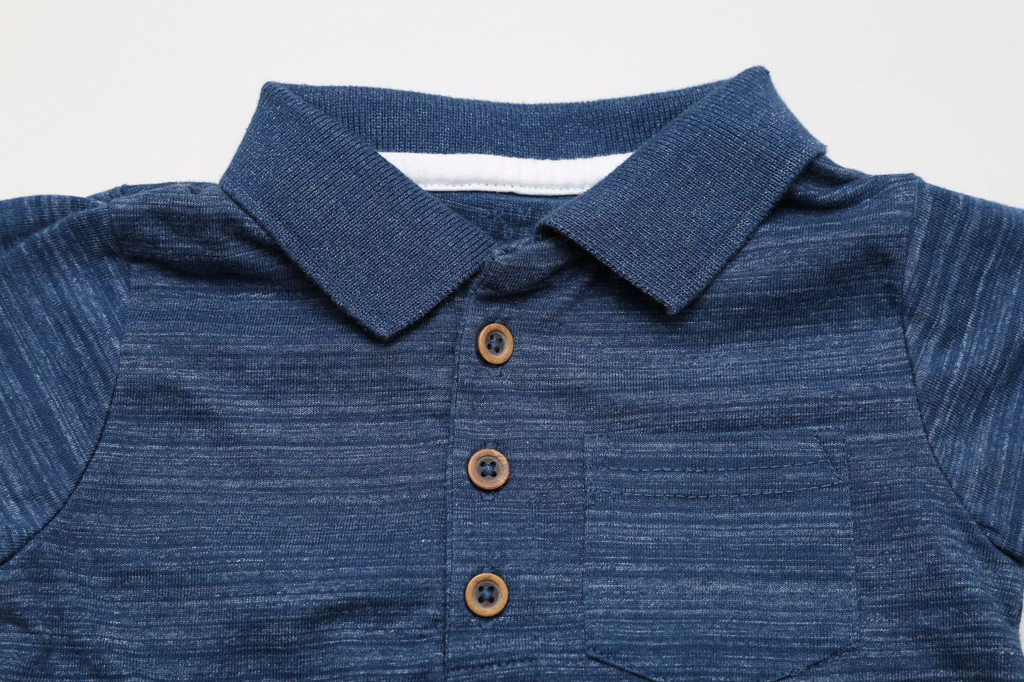 Dunkelblauer Poloshirt-Sonnenanzug (86) - KlugeMutti