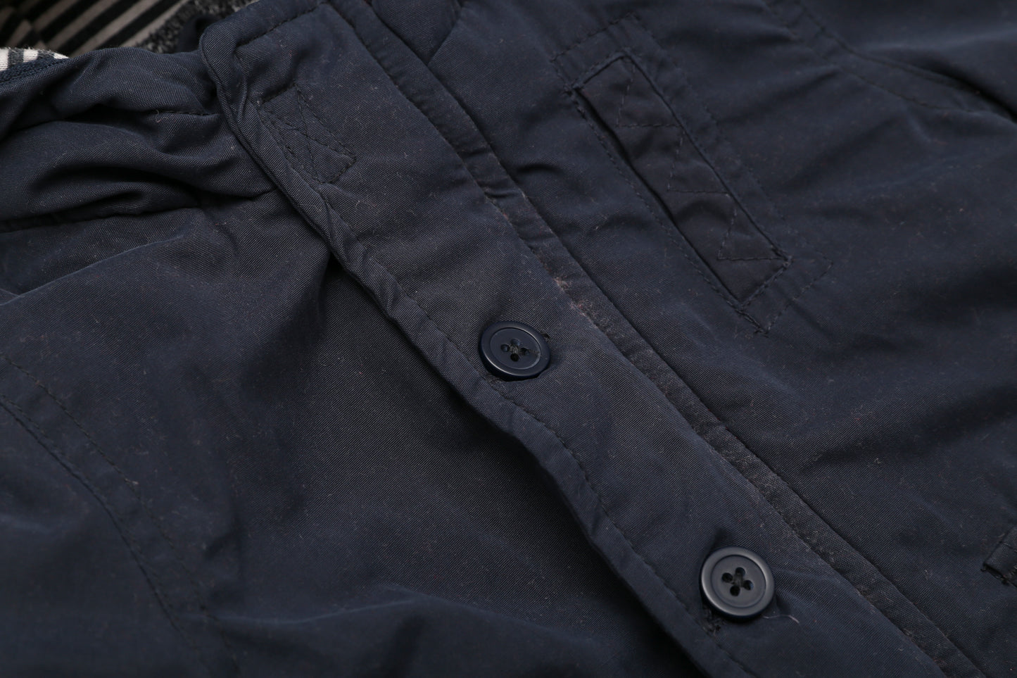 Dunkelblauer Frühling-/Herbst-Hoody-Jacke (74)