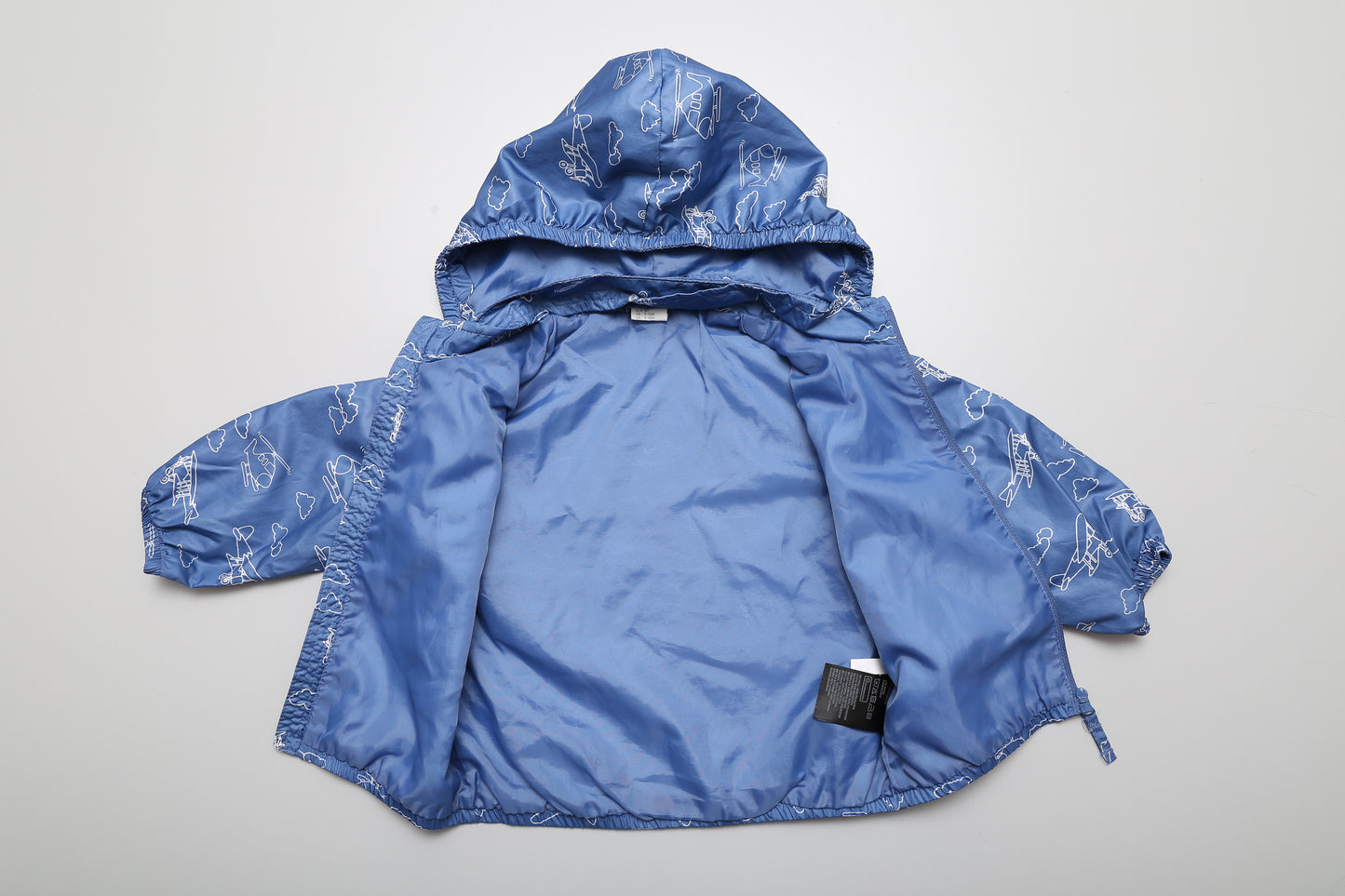 Windjacke mit Flugzeug- und Hubschrauber-Motiv (80) - KlugeMutti