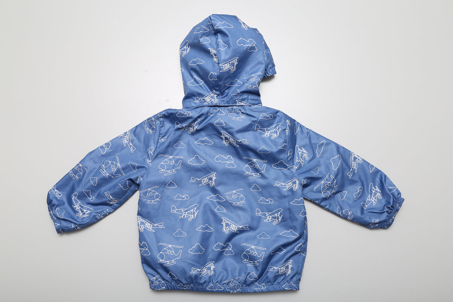 Windjacke mit Flugzeug- und Hubschrauber-Motiv (80) - KlugeMutti