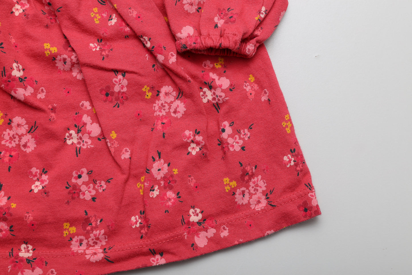 Rüschenlangarm-Kleid aus Baumwolle (68)