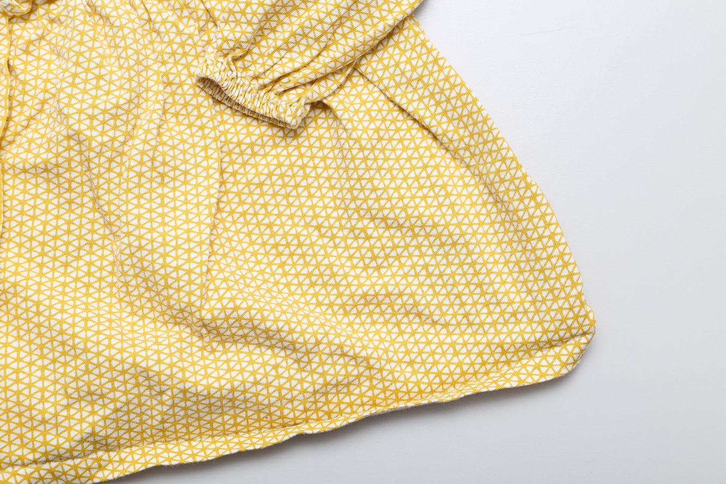 Wunderschönes gelbes Mädchenkleid (74)