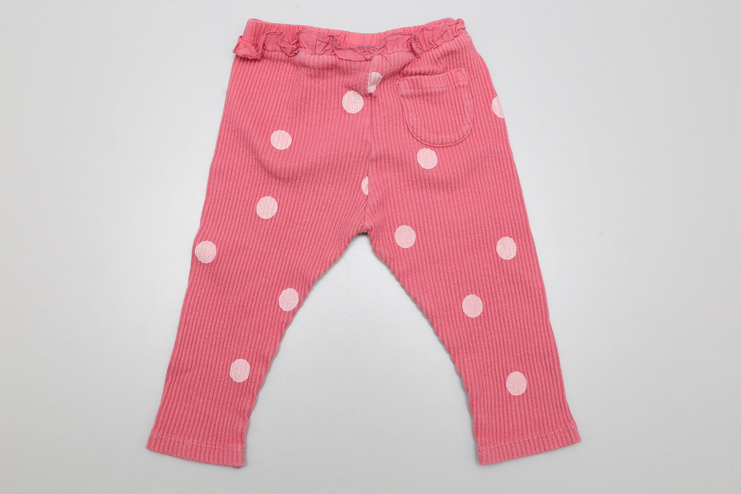 Rosa Mädchenhose mit Rüschen (68) - KlugeMutti
