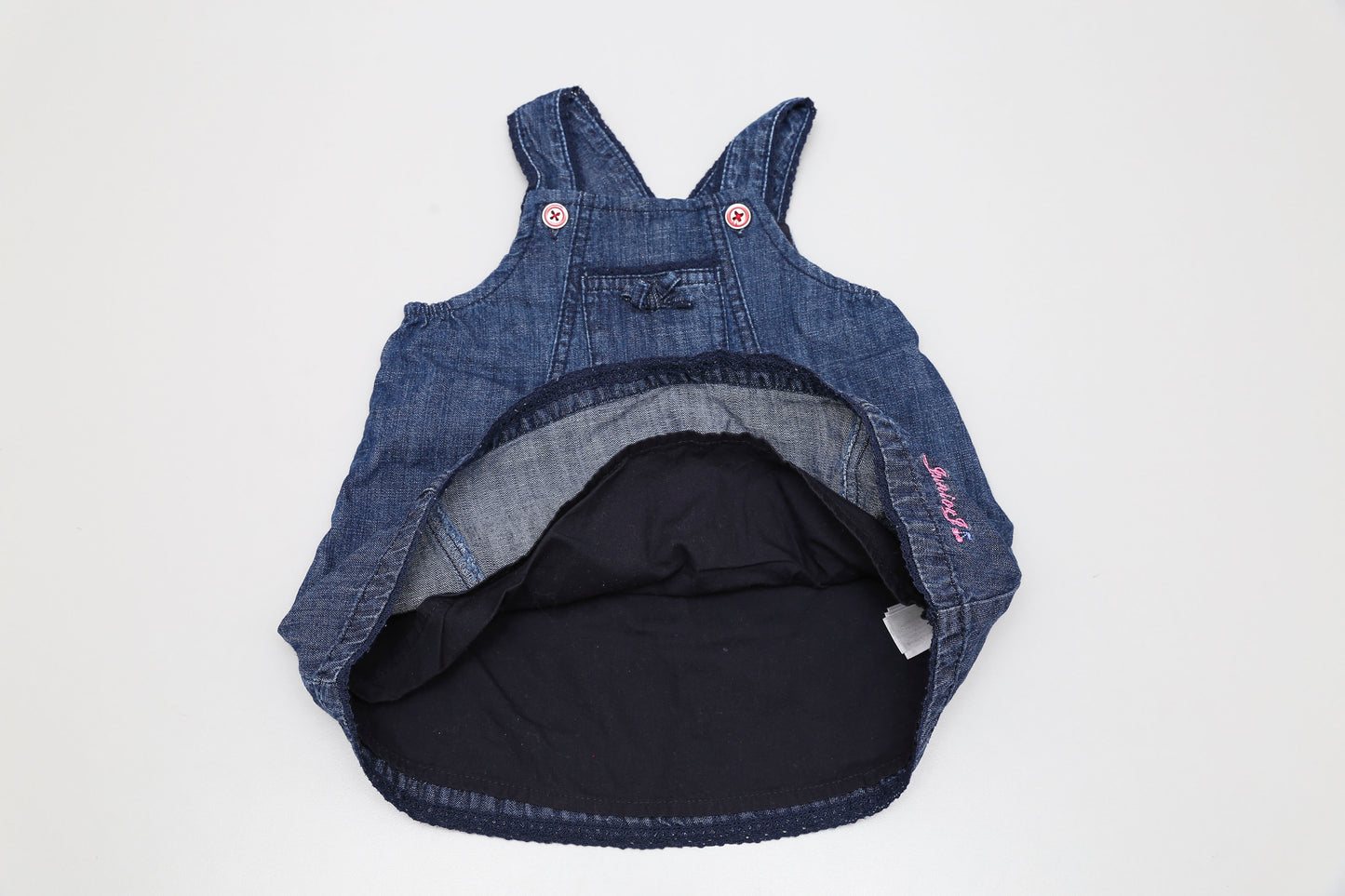 Jeanskleid mit kleiner Tasche vorne (68)