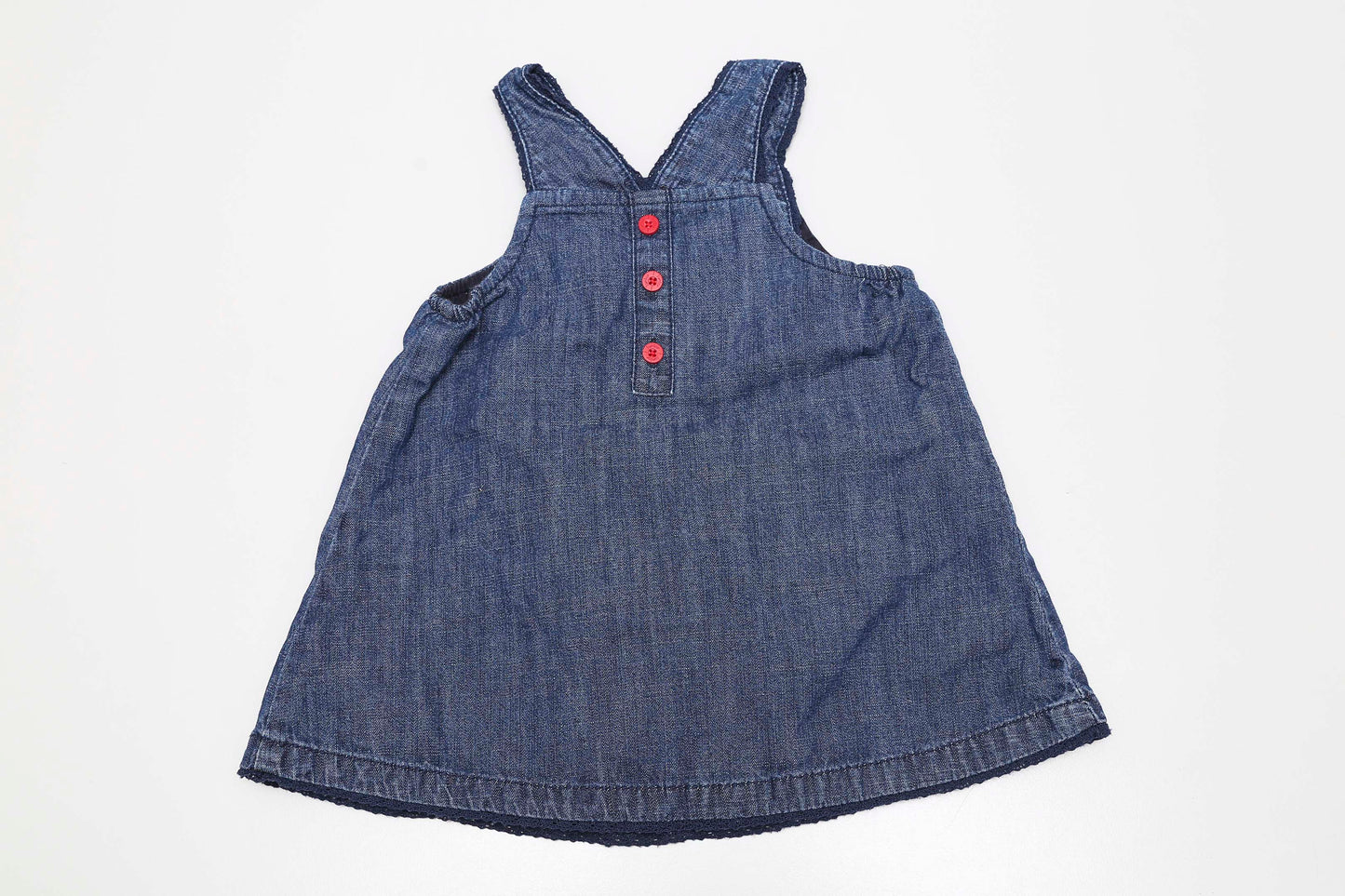 Jeanskleid mit kleiner Tasche vorne (68)