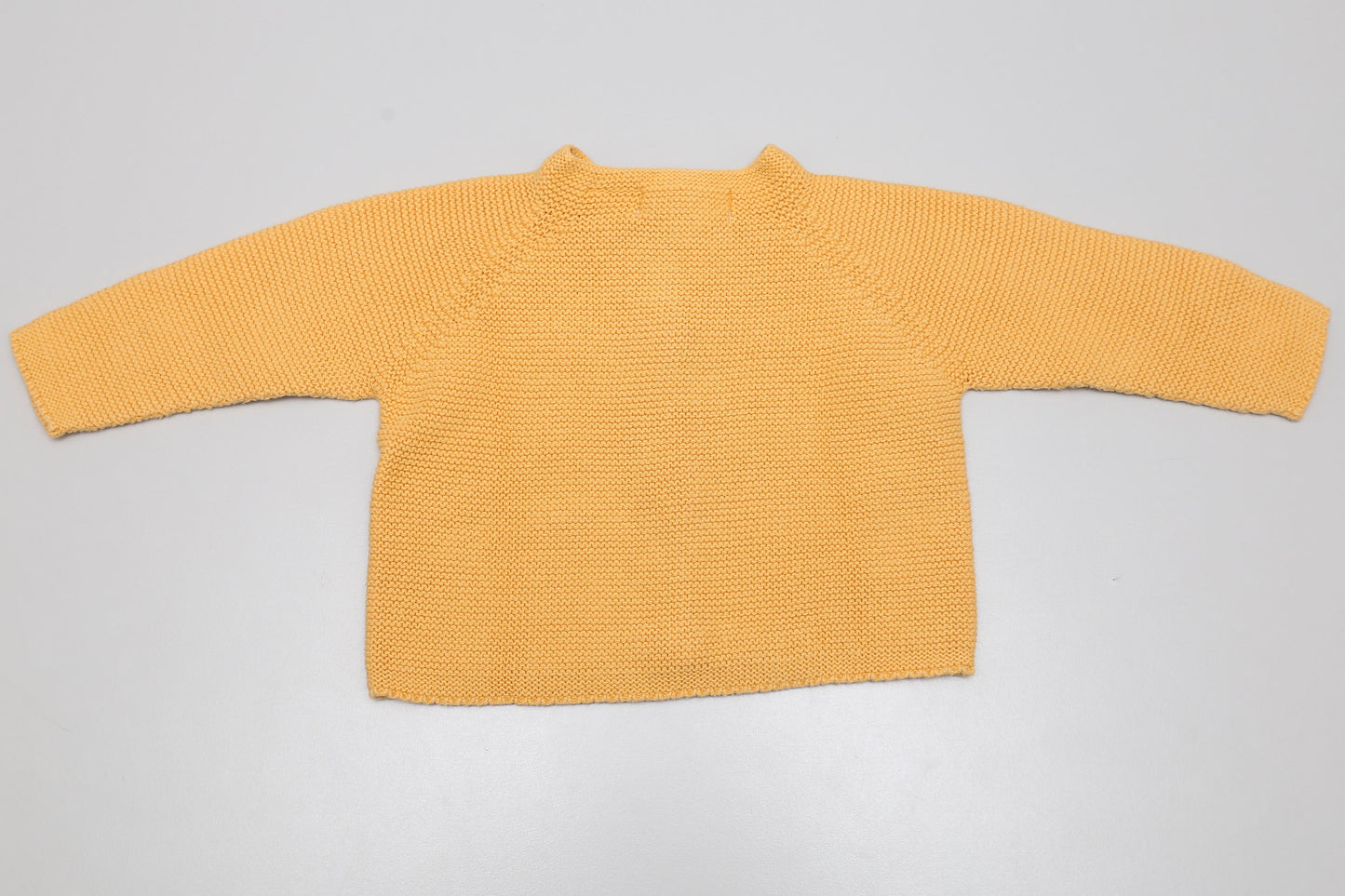 Senfgelber Strickcardigan (68) - KlugeMutti