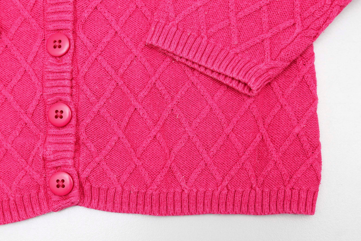 Pinker Strickcardigan (68)
