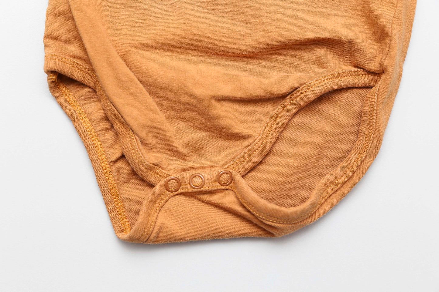 Brauner Langarmbody aus Bio-Baumwolle (80)